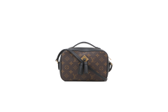 LOUIS VUITTON SAINTONGE FRINGE MONOGRAM BLACK