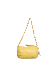 DESAPEGO MARIA VICTORIA TINOCO LOEWE BRACELET BAG IN PLEATED NAPPA YELLOW