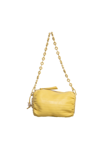 DESAPEGO MARIA VICTORIA TINOCO LOEWE BRACELET BAG IN PLEATED NAPPA YELLOW