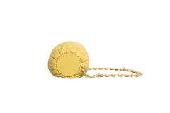DESAPEGO MARIA VICTORIA TINOCO LOEWE BRACELET BAG IN PLEATED NAPPA YELLOW