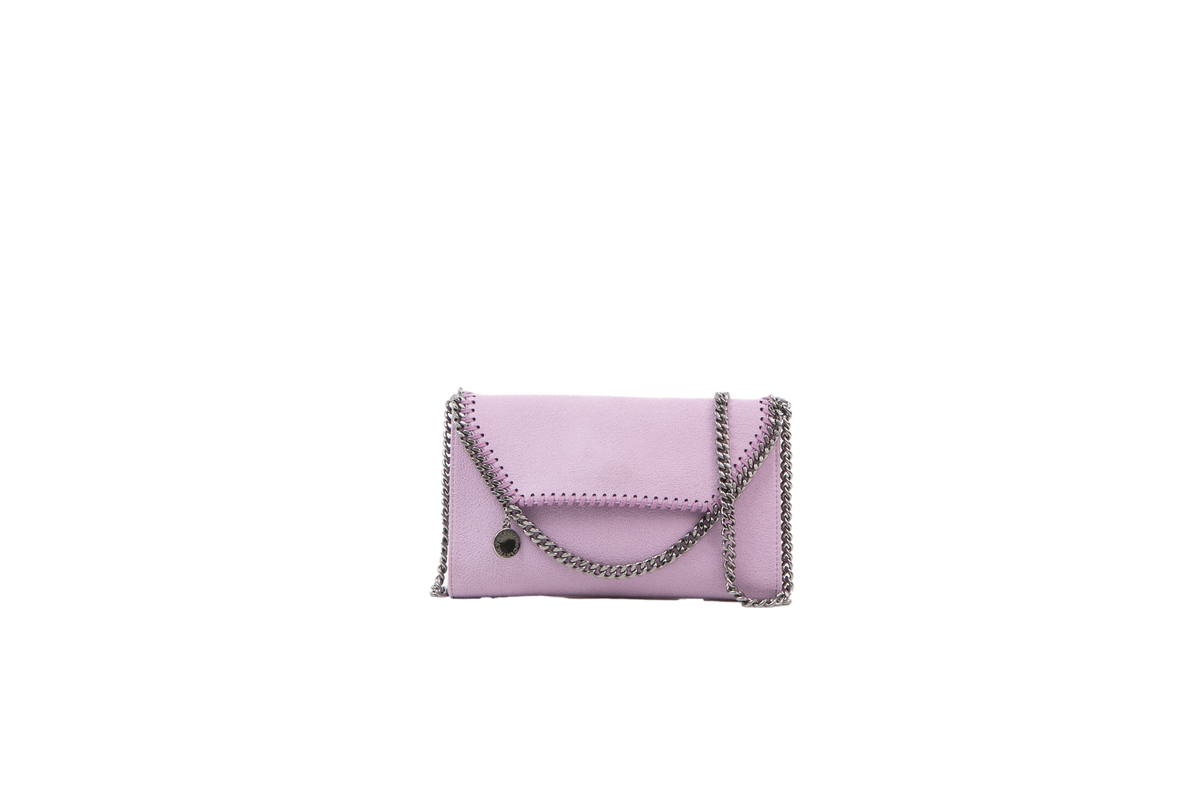 STELLA MCCARTNEY MINI SHAGGY FALABELLA LILAS