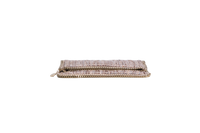 STELLA MCCARTNEY WOVEN BOUCLE FOLD OVER FALABELLA METALLIC