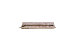 STELLA MCCARTNEY WOVEN BOUCLE FOLD OVER FALABELLA METALLIC