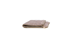 STELLA MCCARTNEY WOVEN BOUCLE FOLD OVER FALABELLA METALLIC