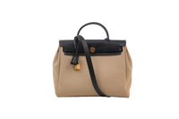 HERMÈS HERBAG 31 BEIGE CANVAS HARDWARE GOLD