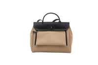 HERMÈS HERBAG 31 BEIGE CANVAS HARDWARE GOLD