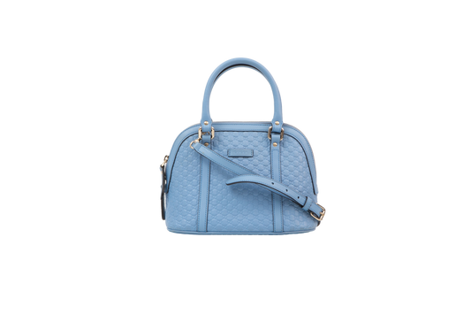 GUCCI DOME MICROGUCCISSIMA SMALL BLUE