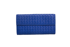 BOTTEGA WALLET LONG INTRECCIATO ROYAL