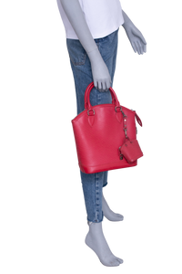 LV EPI LOCKIT VERTICAL BAG RED