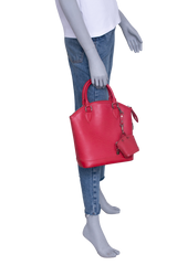 LV EPI LOCKIT VERTICAL BAG RED