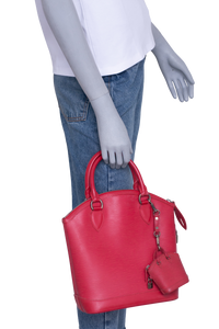LV EPI LOCKIT VERTICAL BAG RED