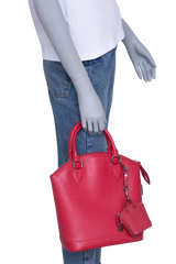LV EPI LOCKIT VERTICAL BAG RED