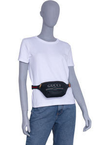 GUCCI POCHETTE LOGO PRINT SMALL BLACK