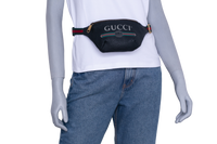 GUCCI POCHETTE LOGO PRINT SMALL BLACK