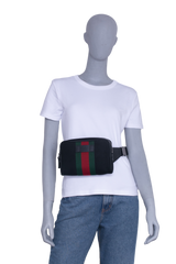 GUCCI FANNY CANVAS BLACK E WEB
