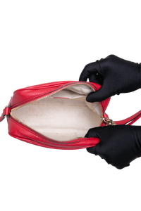 GUCCI SOHO DISCO BAG RED