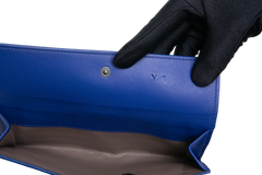 BOTTEGA WALLET LONG INTRECCIATO ROYAL