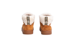 CHLOE SNEAKERS LAUREN SHEARLING HIGH TOP BROWN -  39 BR