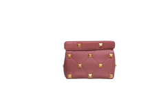 VALENTINO ROMAN ROCKSTUD SMALL COGNAC