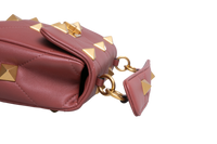 VALENTINO ROMAN ROCKSTUD SMALL COGNAC