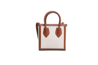 BALMAIN B-ARMY TOTE CANVAS NEUTRAL
