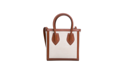 BALMAIN B-ARMY TOTE CANVAS NEUTRAL