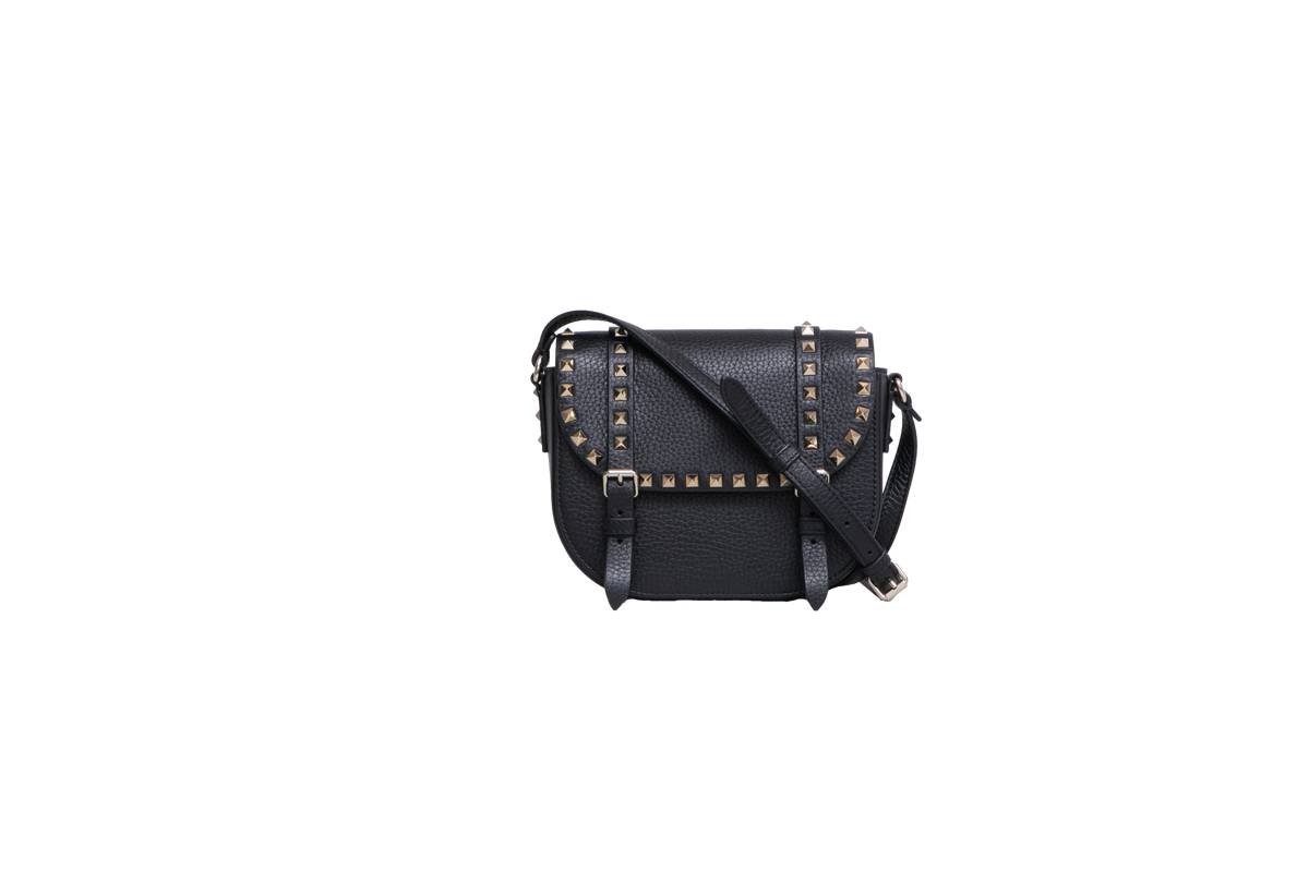 VALENTINO SMALL ROCKSTUD BLACK