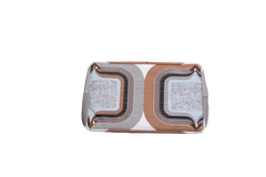 PRADA CANAPA TOTE BAG MULTICOLOR PRINTED TAN