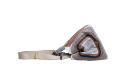 PRADA CANAPA TOTE BAG MULTICOLOR PRINTED TAN