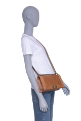 CHANEL SHOULDER BAG BOY MEDIUM 2014 CAMEO