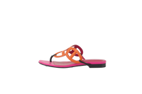 HERMÈS FLIP FLOP BEACH PINK & ORANGE - 38 BR