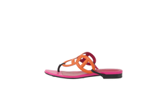 HERMÈS FLIP FLOP BEACH PINK & ORANGE - 38 BR