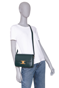 CELINE TRIOMPHE CLASSIQUE OLIVE GOLD HDWR