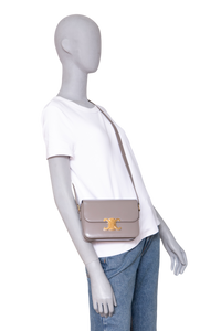 CELINE TRIOMPHE TEEN MODERN TAUPE GOLD HDWR