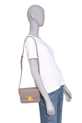 CELINE TRIOMPHE TEEN MODERN TAUPE GOLD HDWR