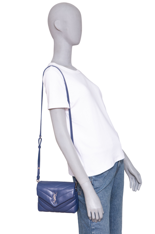 YSL LOULOU TOY BLUE