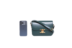 CELINE TRIOMPHE CLASSIQUE OLIVE GOLD HDWR