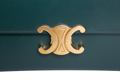 CELINE TRIOMPHE CLASSIQUE OLIVE GOLD HDWR