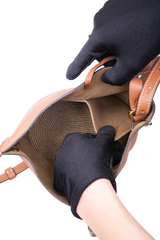 LOEWE GATE BUCKET TAN & RAFFIA