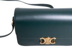 CELINE TRIOMPHE CLASSIQUE OLIVE GOLD HDWR