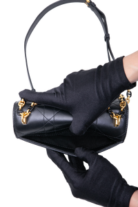 DIOR MISS CARO CANNAGE LAMBSKIN BLACK