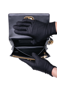 DIOR MISS CARO CANNAGE LAMBSKIN BLACK