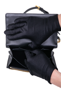 DIOR MISS CARO CANNAGE LAMBSKIN BLACK