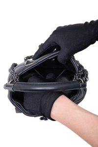 VALENTINO MINI ROMAN STUD ALL BLACK