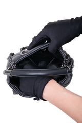 VALENTINO MINI ROMAN STUD ALL BLACK