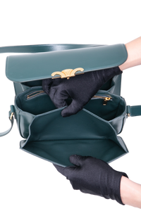 CELINE TRIOMPHE CLASSIQUE OLIVE GOLD HDWR