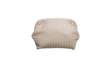 BOTTEGA POUCH INTRECCIATO TRAVERTINE