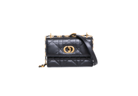 DIOR MISS CARO CANNAGE LAMBSKIN BLACK