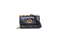 DIOR MISS CARO CANNAGE LAMBSKIN BLACK