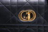 DIOR MISS CARO CANNAGE LAMBSKIN BLACK